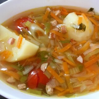 たっぷり野菜の健康スープ